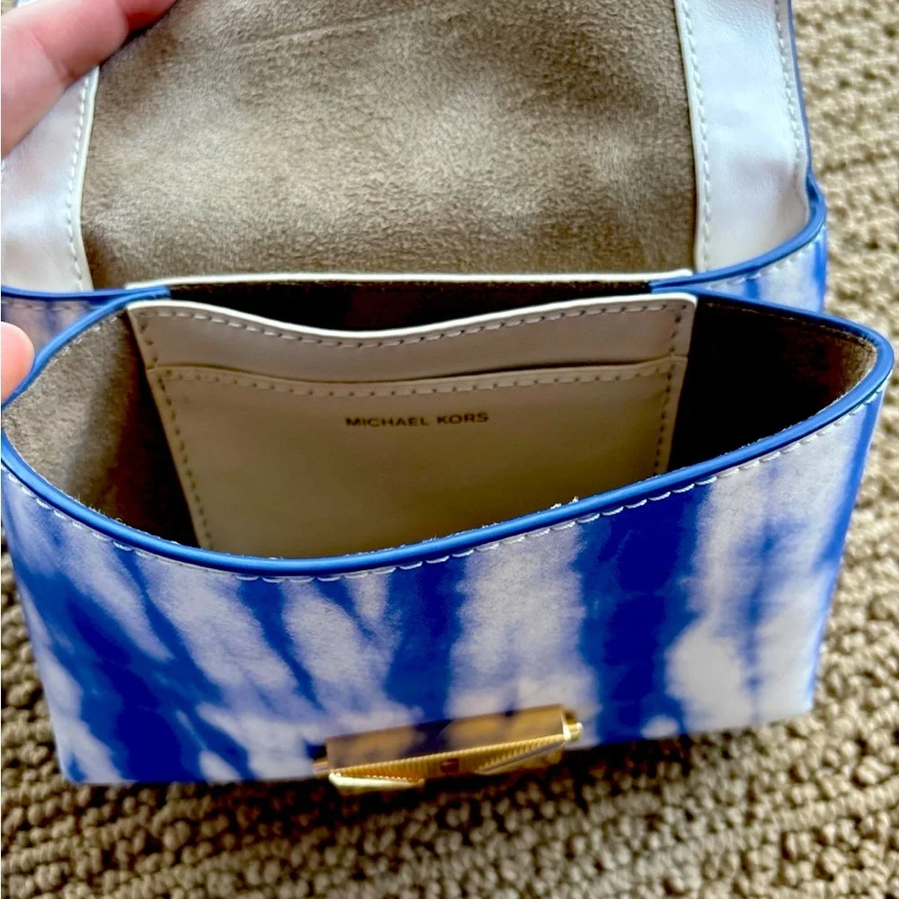 Michael Kors Cece Small Tie-Dye Bag - Oxford Blue - Picture 3 of 5